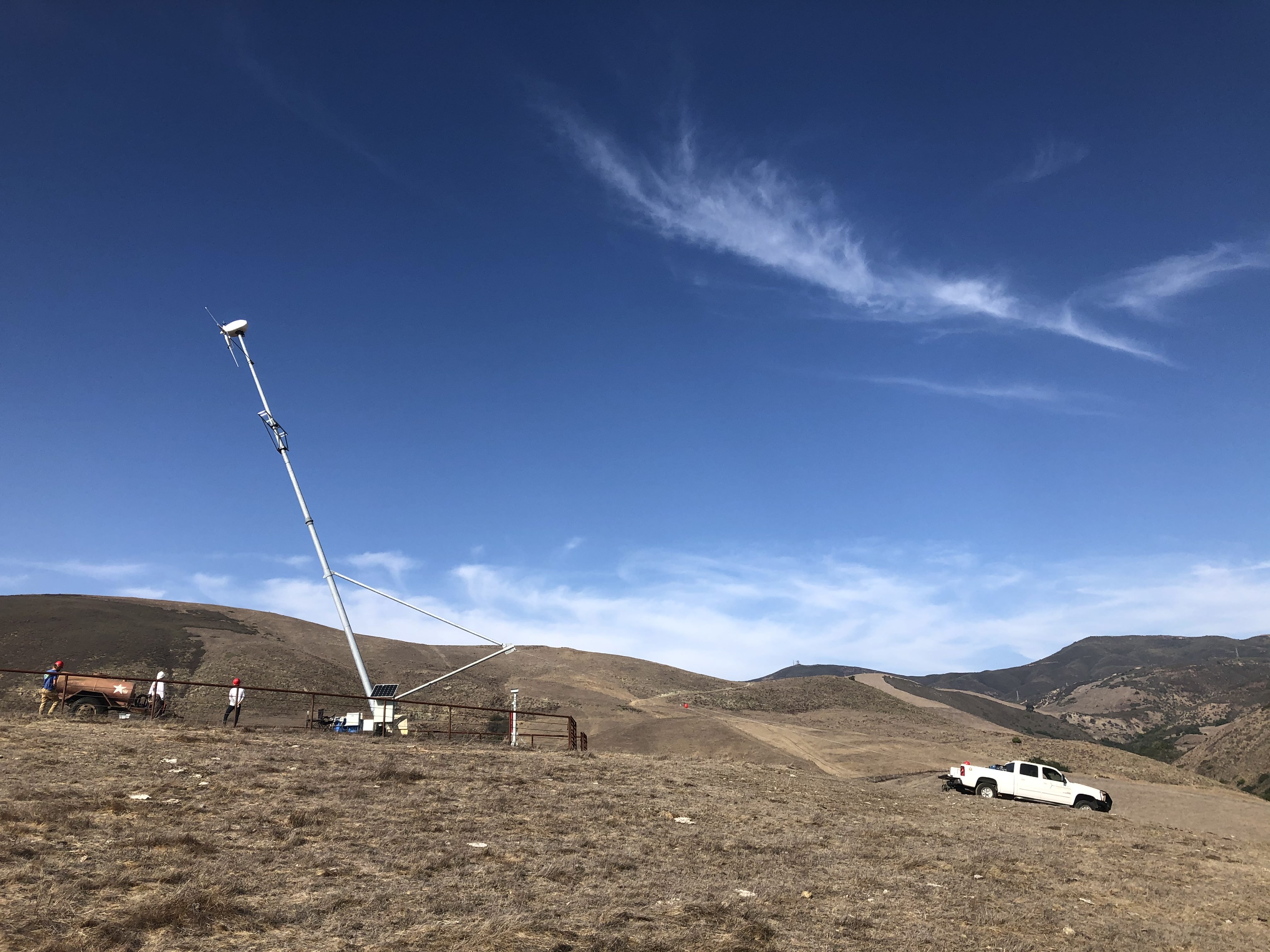 lowering the wind turbine tower